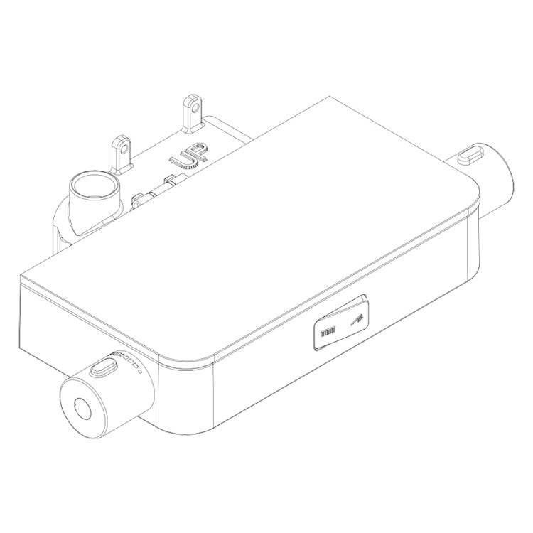 AQUASWITCH UNTERPUTZ-THERMOSTAT, SOFTCUBE MIT 2 ABGÄNGEN