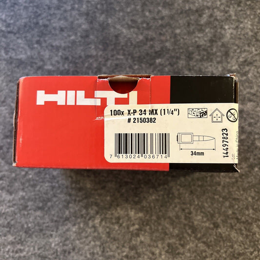 Hilti 2150382 X-P 34 MX (1 1/4”) 100x UNIVERSALNÄGEL (MAGAZINIERT)